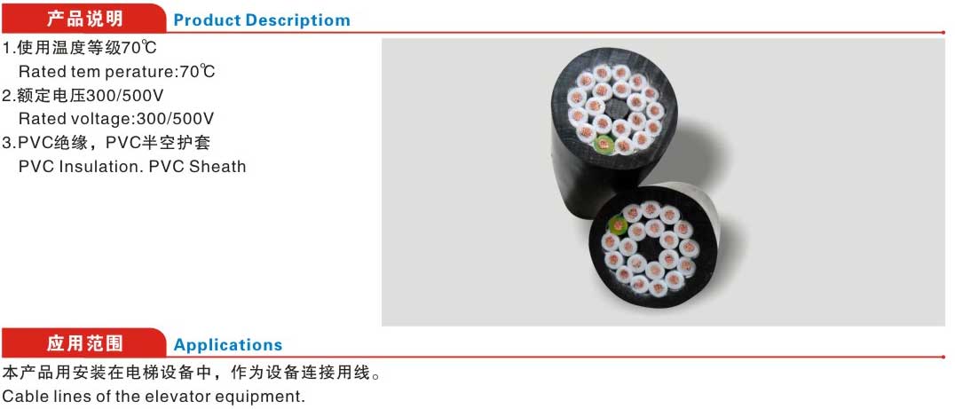 圓形電梯電纜